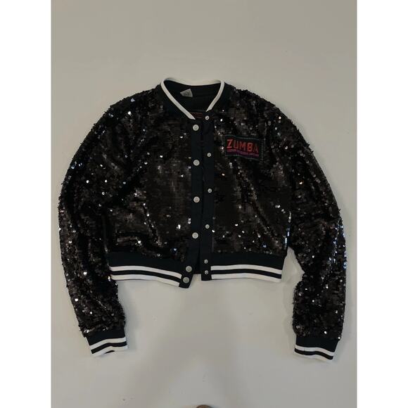 Zumba Sequin Jacket NWOT Size S - Picture 1 of 6